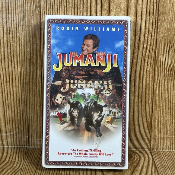 Jumanji VHS 1996 CC Robin Williams‎ New Sealed - Picture 1 of 6
